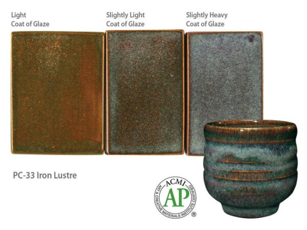 Amaco Potter's Choice - PC-33 Iron Lustre (4oz) - Image 2
