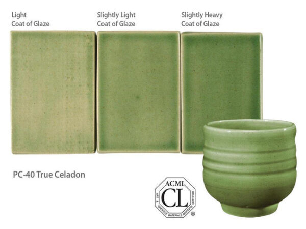 Amaco Potter's Choice - PC-40 True Celadon (4oz) - Image 2