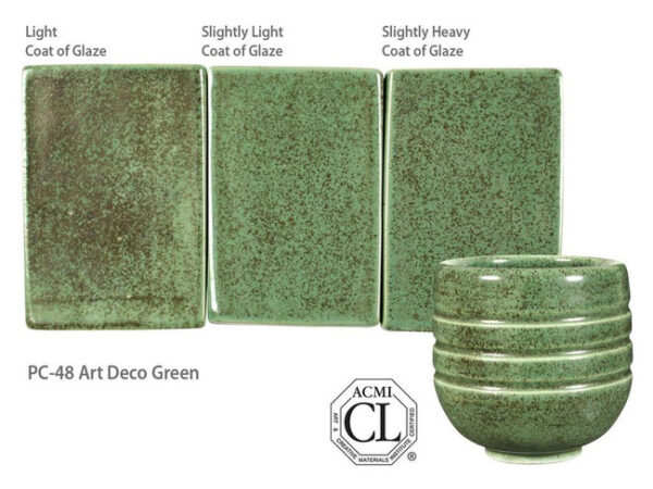 Amaco Potter's Choice - PC-48 Art Deco Green (4oz) - Image 3