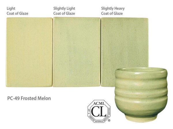 Amaco Potter's Choice - PC-49 Frosted Melon (4oz) - Image 2