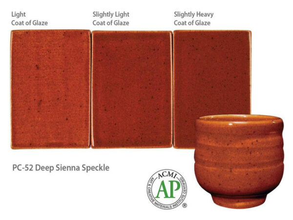 Amaco Potter's Choice - PC-52 Deep Sienna Speckle (4oz) - Image 2